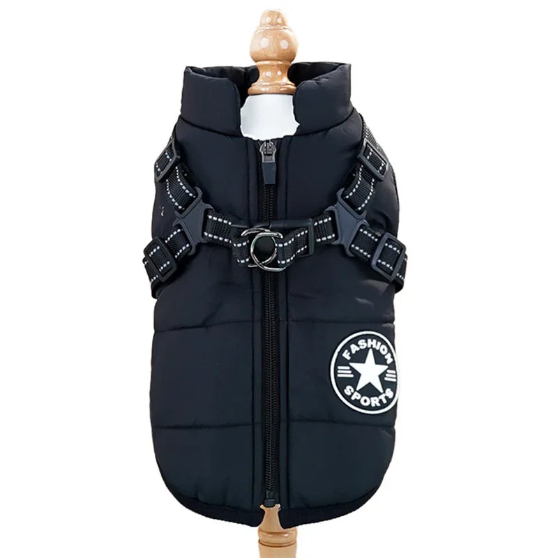 Premium Winter Dog Jacket with Harness™